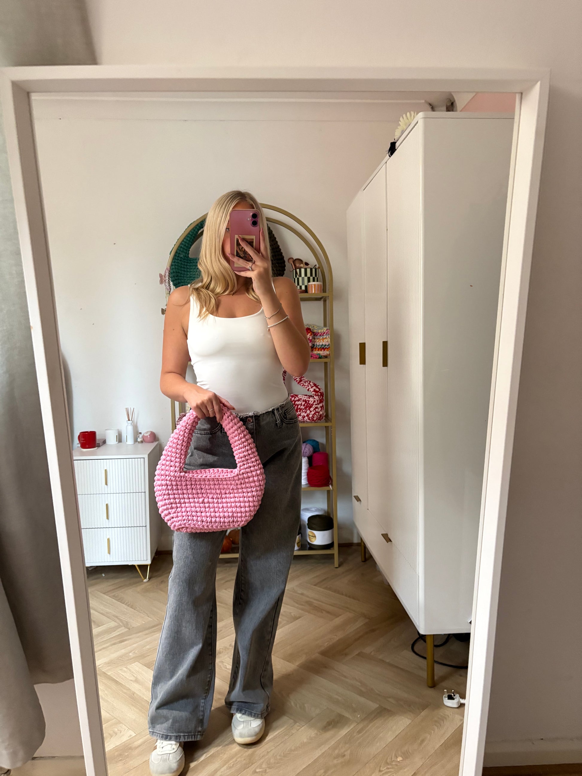 The Oval Bag - Pink